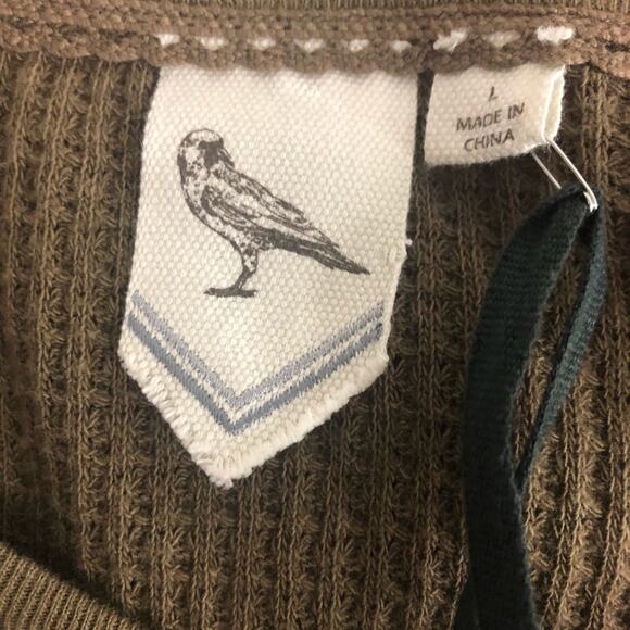 White crow two toned long sleeve thermal size large - Picture 4 of 4